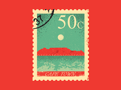 Cape Town artist capetown design digitalart digitaldesign graphicdesign illustration illustrator retro stamp vector vectorart vintage