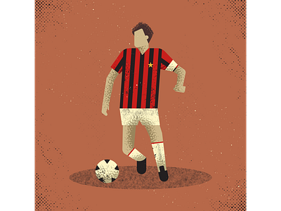 Franco Baresi By Vision Globe Design On Dribbble Franco Baresi By Vision Globe Design On Dribbble