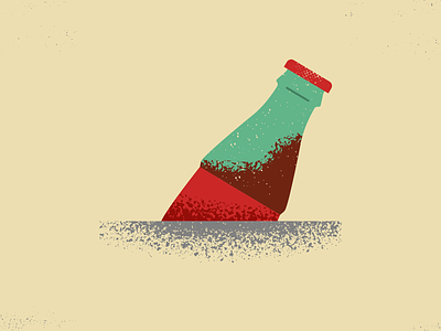 Coke Bottle artist coca cola coke design digitalart digitaldesign graphicdesign illustration illustrator retro vector vectorart vintage