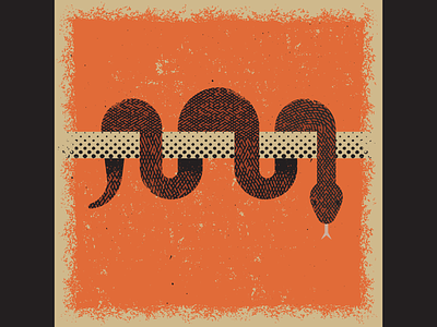 Snake artist design digitalart digitaldesign graphicdesign illustration illustrator retro snake texture vector vectorart vintage