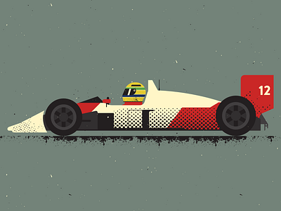 Ayrton Senna 2 artist ayrton senna design digitalart digitaldesign formula1 graphicdesign illustration illustrator retro vector vectorart vintage