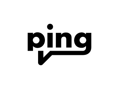 Ping - 1 Hour Logos - Thirty Logos Challenge Day 4 brand branding chat chat logo logo logo design ping ping logo skype talk thirty logos