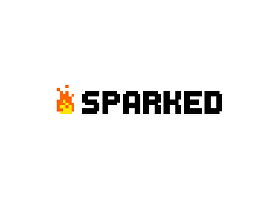 Sparked - 1 Hour Logos - Thirty Logos Challenge Day 8 brand branding fire fire logo flame flame logo flower logo logo design sparked sparked logo thirty logos
