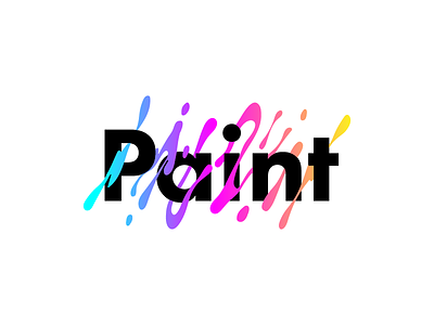 Paint - 1 Hour Logos - Thirty Logos Challenge Day 9 app logo brand branding logo logo design paint paint app paint logo splash splash logo thirty logos