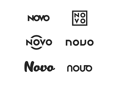Novo Logo Concepts brand branding clothing logo fashion fashion logo logo logo design new new logo novo thirty logos