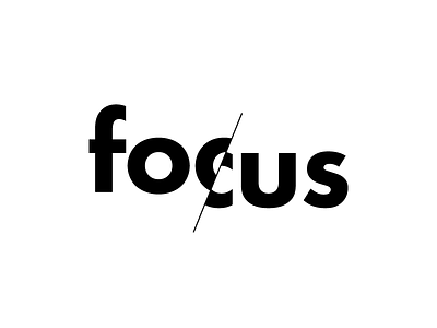 Focus Logotype brand branding camera camera focus camera logo focus focus logo lens lens logo logo split prism