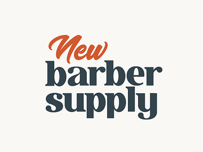 New Barber Supply Logotype