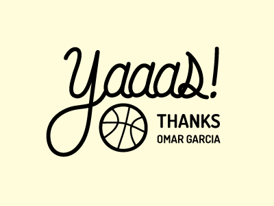 Dribblethanks design drawing icon illustration lettering typography