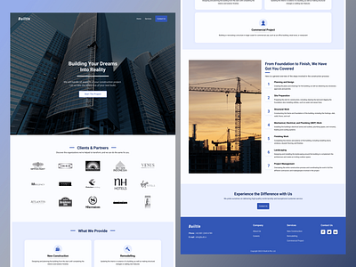 Built In - Construction Company Landing Page