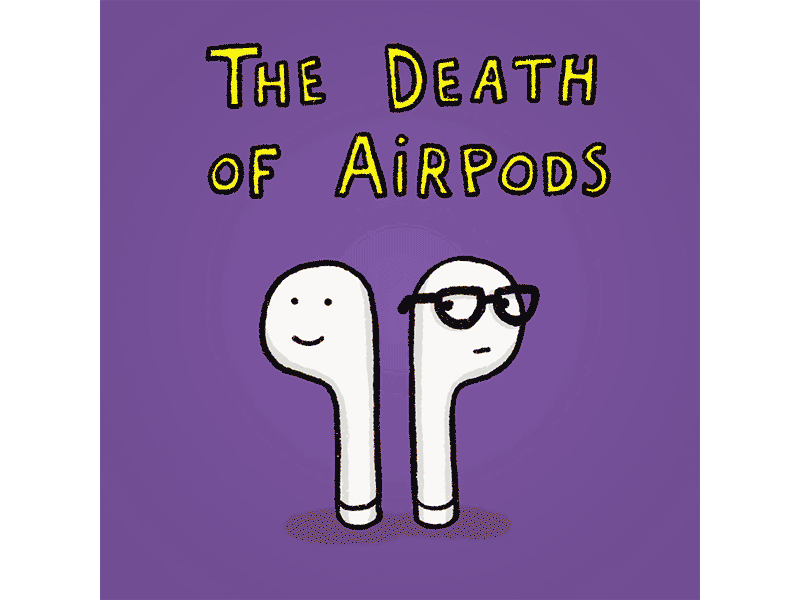 The Death of Airpods airpods animation apple gif righttorepair