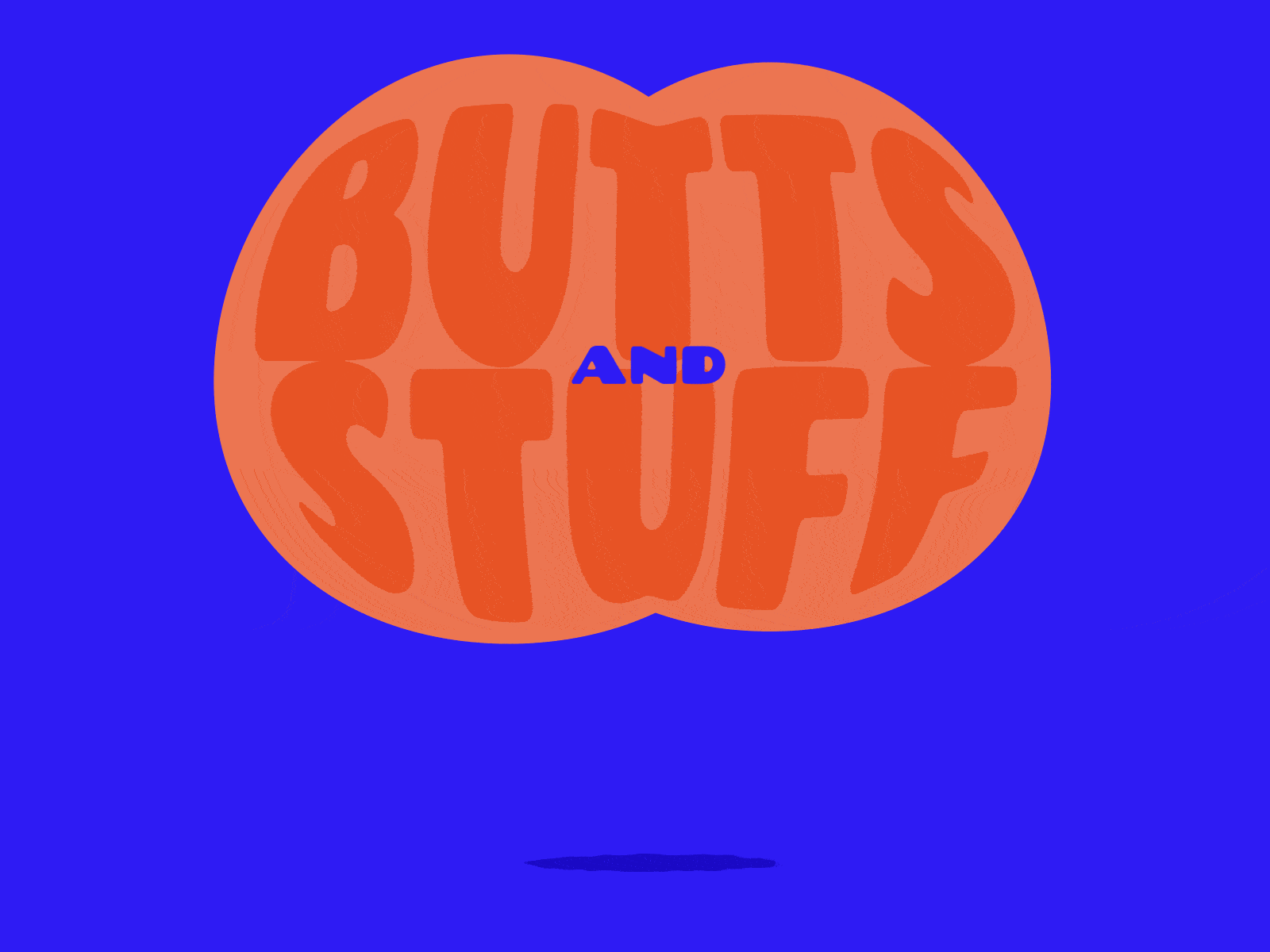 Butts and Stuff 2d animation booty butt butts and stuff cute funny gif giphy graphic design motion graphics peach video