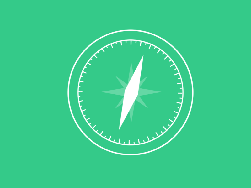 Motion Design Challenge - Icons #3 2d animated icons compass green icons lines motion outline icon outlines shapes