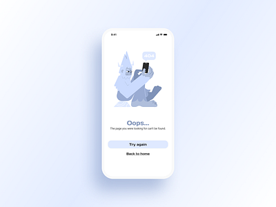 Error 404 Page 404 daily ui challenge error error 404 page lost connection lost page mobile page cannot be found ui