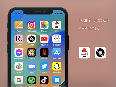 Daily UI #005 - App Icon appicon dailyui figma ios ui uidesign visualdesign