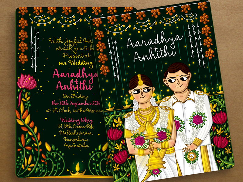 Kerala Wedding Cards