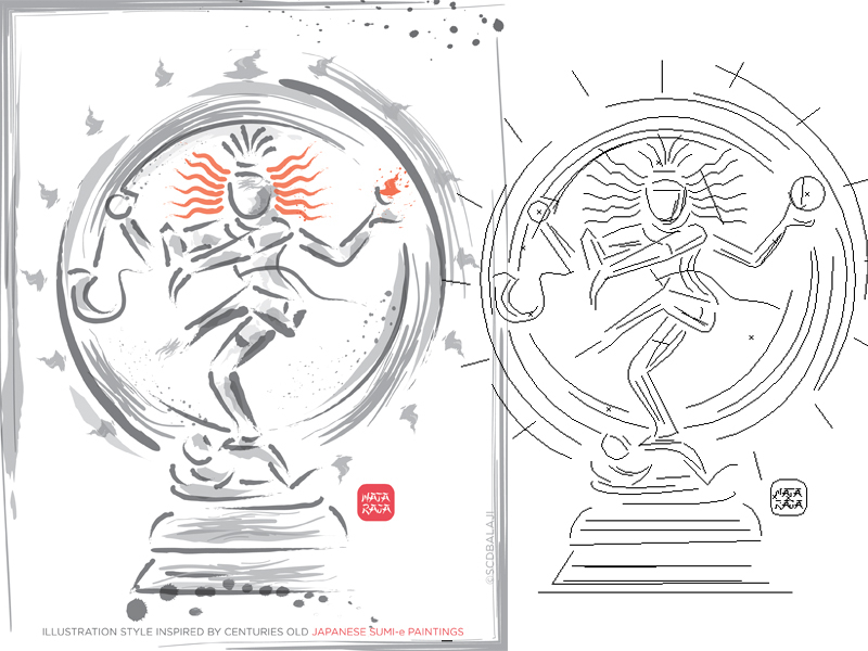 Happy Maha Shivratri  Lord Shiva Nataraja Sketch   teahubio HD  wallpaper  Pxfuel