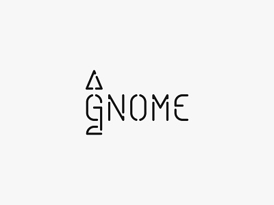 Gnome Architects Wordmark branding design logo typography visual identity