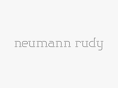 NR Wordmark branding design logo typography visual identity