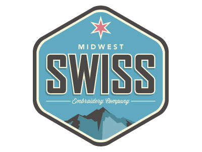 Midwest Swiss Logo branding emblem identity illustration logo