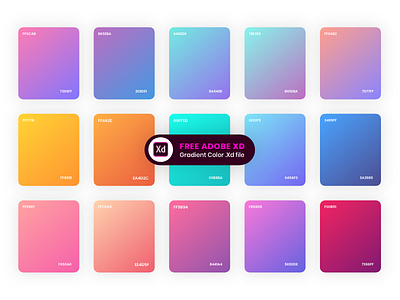 Gradients Color Style adobe android app colors gradient gradients ios ipad iphone xd