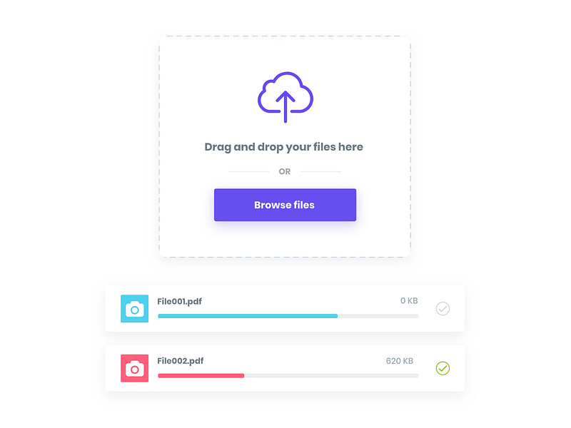 Upload File by Oussama Majid on Dribbble