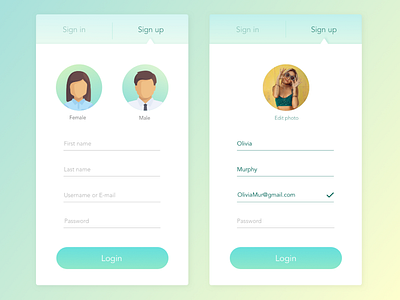 Daily UI - Day 1 Sign Up daily ui ms. perfect pixels sketch tips tricks up sing