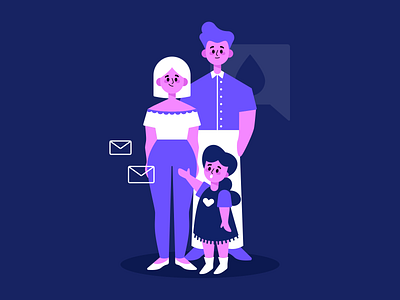 Family by Mariya Kiryuhina on Dribbble