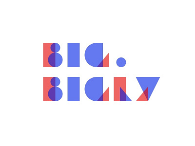 Bigly font geometric geometric typography origami typeface typography