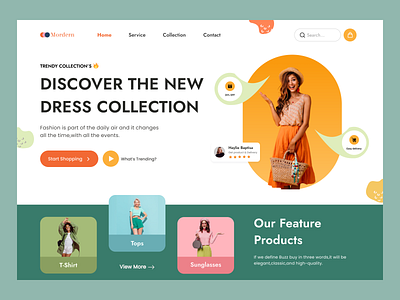 Fashion Website Design fashion fashion header design fashion website header home page landing minimal modern shopify ui ux web design web header website website design