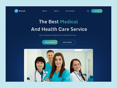 Medical Service Landing Page