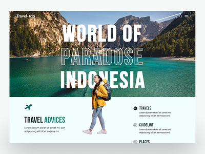 Travel Web Header