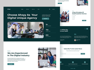 Creative Digital Agency Website Design