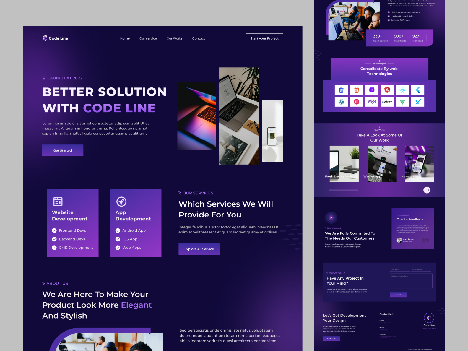 Web Development Website Design by Nure Afrin Era on Dribbble
