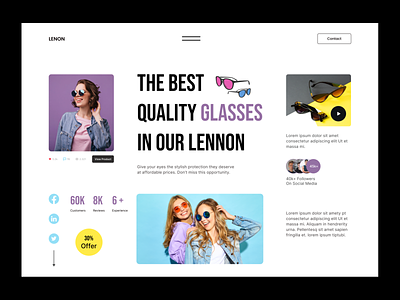 Sunglasses Shop Web Header