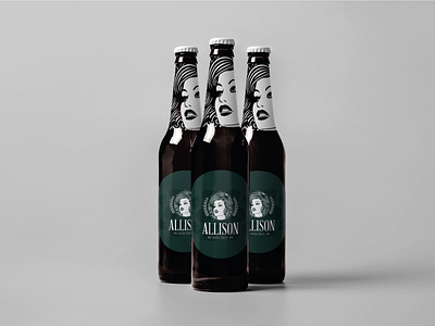 Allison: Label Design beer branding graphic design identity label labeldesign packaging product