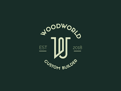 Woodworld logo concept