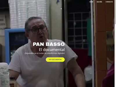 Pan Basso Documental Website