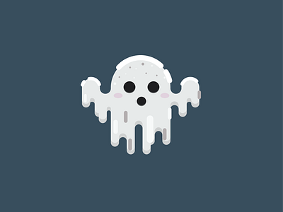 Spooky Ghost ceps flat design flat illustration ghost ghost flat design halloween soul spirit vector