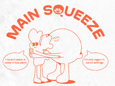 Main Squeeze Juice Illustration branding design graphic design illustration