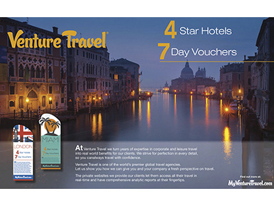 Venture Travel Spread graphic design layout magazine spread travel
