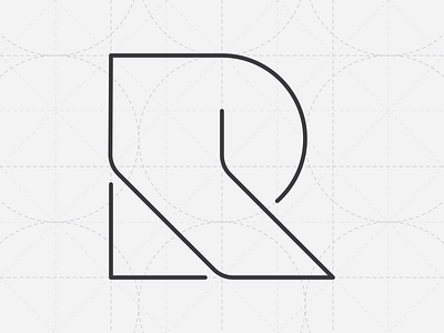 Squares, circles and triangles [R] circles letter lines r sqaures triangles typography weekly warm up