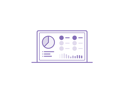 In-house technology dashboard icon in house laptop mockup settings technology techo