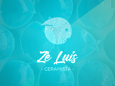 Ze Luis - Ceramista ceramics fish handmade icon logo typography