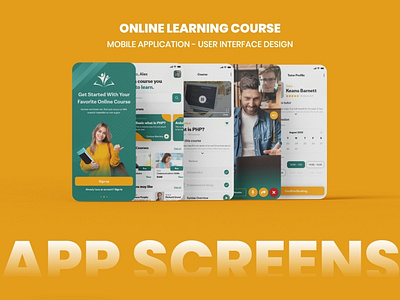 Online Learning - Mobile App UI/UX Design