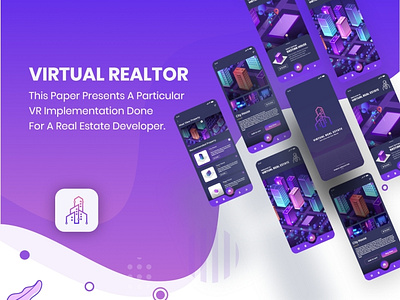 Virtual Reality Real Estate Mobile App UI/UX Design