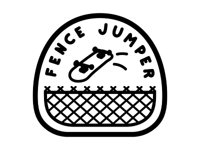 Fence Jumper black fence fence hop fence hopping fence jump fence jumper fences hop jump jumps skate skateboard skateboarding skates skating throw throwing skateboard toss tossing