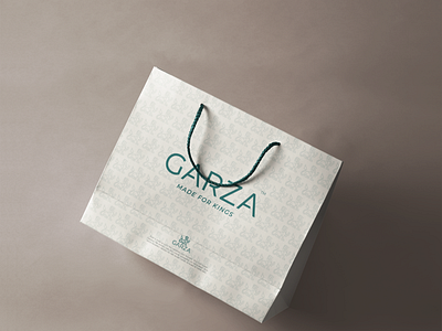 Shoping bag packaging design for luxury clothing brand