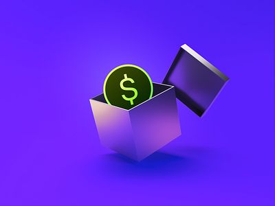 Gift Box Illustration 3d branding c4d illustration