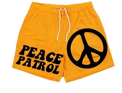 PEACE PATROL SHORTS branding design graphic design illustration logo typography