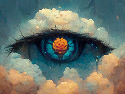 Clouded Eye design graphic design illustration